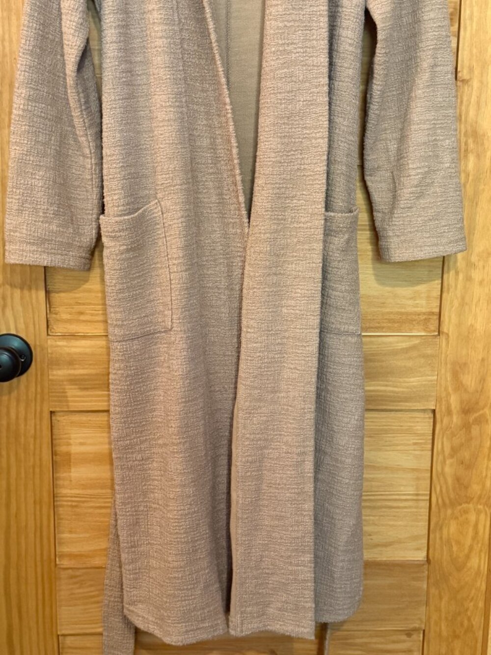 BB Dakota Anthropologie Let's Hang Textured Duster Long Cardigan Coatigan size L - Picture 6 of 8